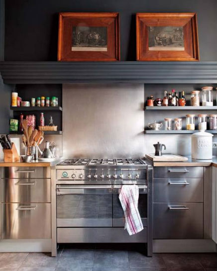 Paine Gillic stok Volg ons Keuken van RVS met landelijke look – Interieur-inrichting.net