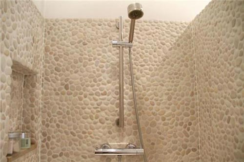 Uitroepteken Woord het laatste Serene badkamer met natuursteen – Interieur-inrichting.net