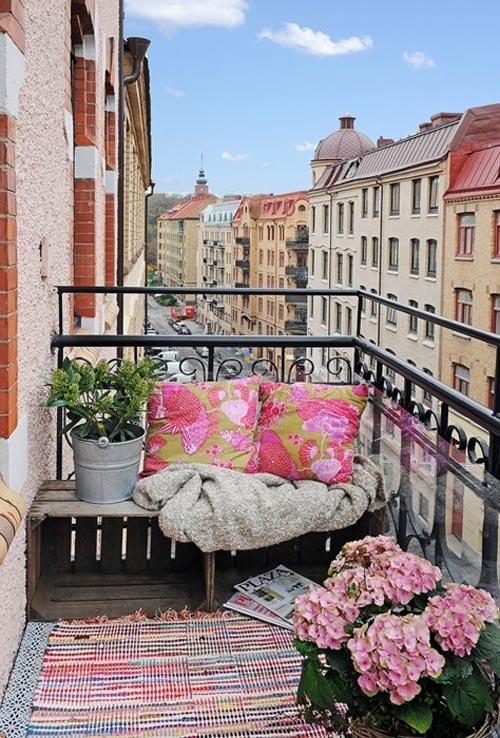 Gezellig Zithoekje Op Balkon