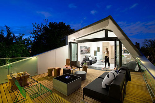 leg uit druk Mooi Groot balkon met moderne meubelen – Interieur-inrichting.net