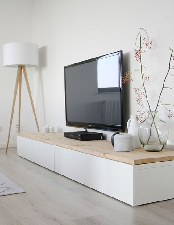 toewijzing Gering Rendezvous Houten planken voor IKEA Besta kasten: meteen mooier! –  Interieur-inrichting.net