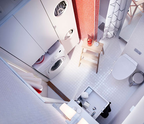 Kleine badkamer IKEA – Interieur-inrichting.net