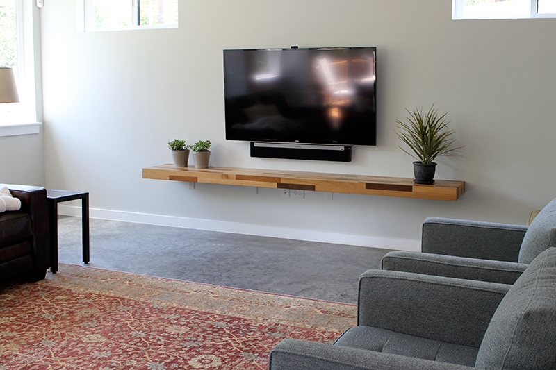 gewelddadig tv op gang brengen 18x Plank als TV meubel – Interieur-inrichting.net