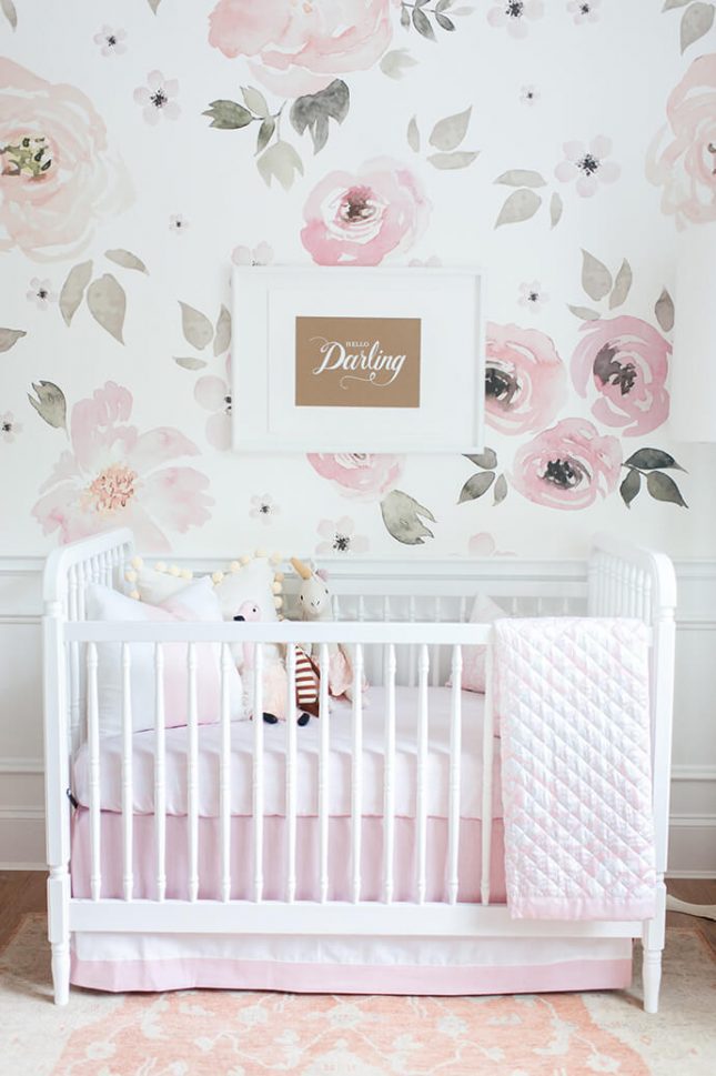 Roze babykamer met Interieur-inrichting.net
